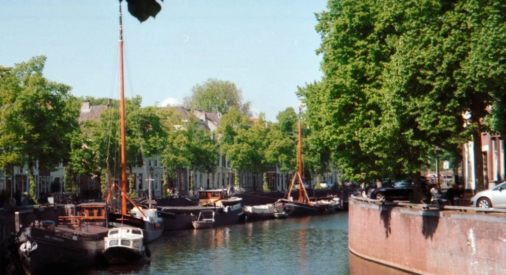 People biking and hiking along European waterways during a cruise