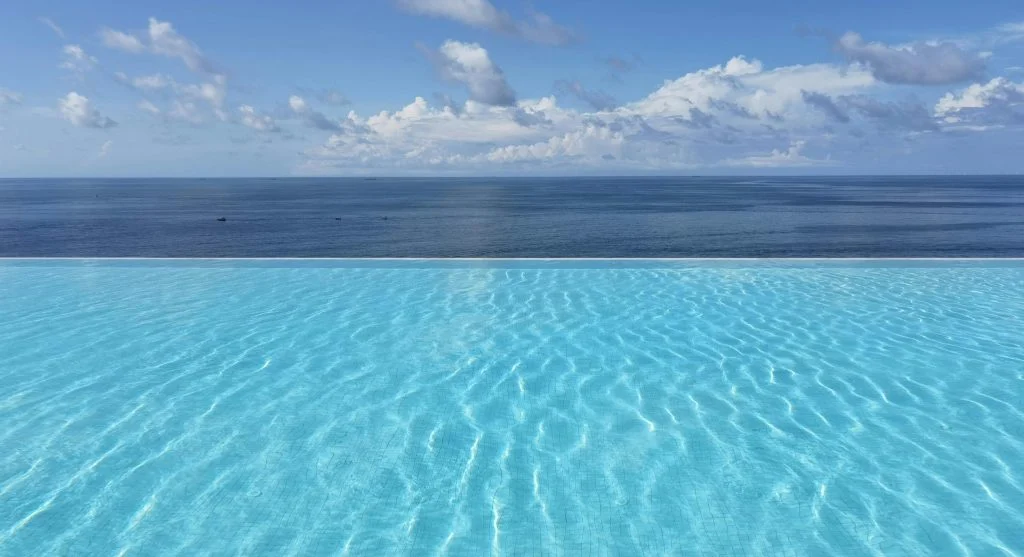 luxury hotel infinity pool overlooking ocean