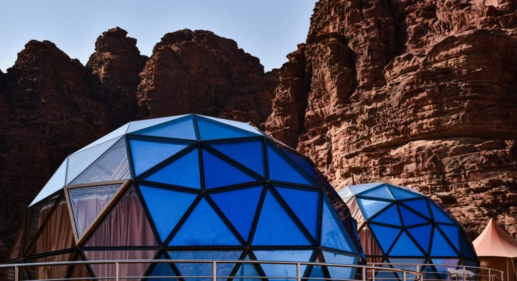 Luxury glass dome suites with scenic views for wellness travel