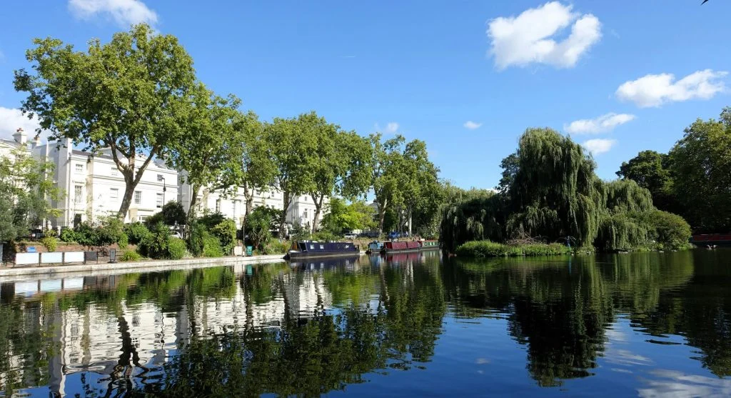 Wellness travel beside peaceful canal routes