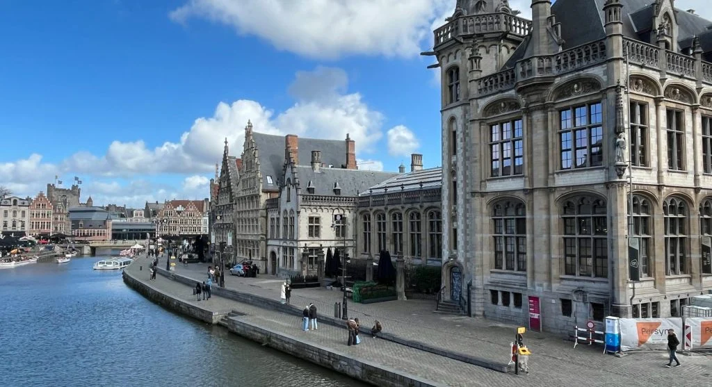 Scenic historic waterways in Belgium