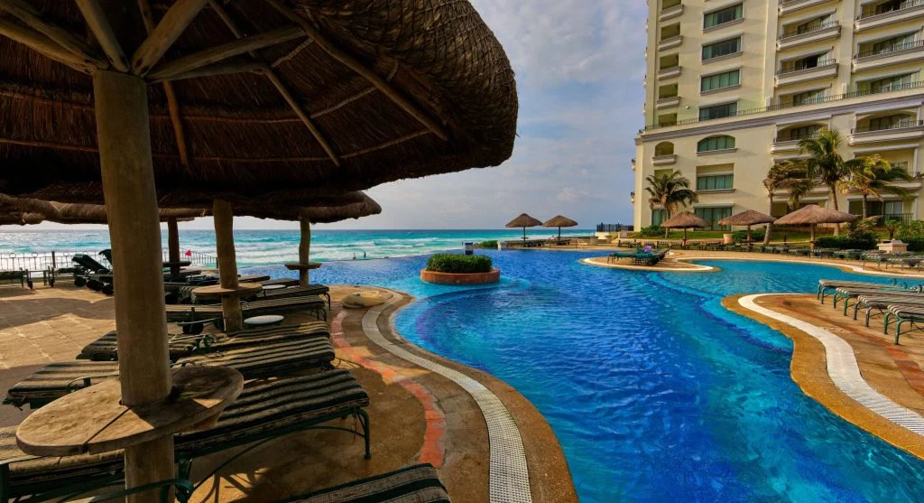 luxury cliffside hotel infinity pool