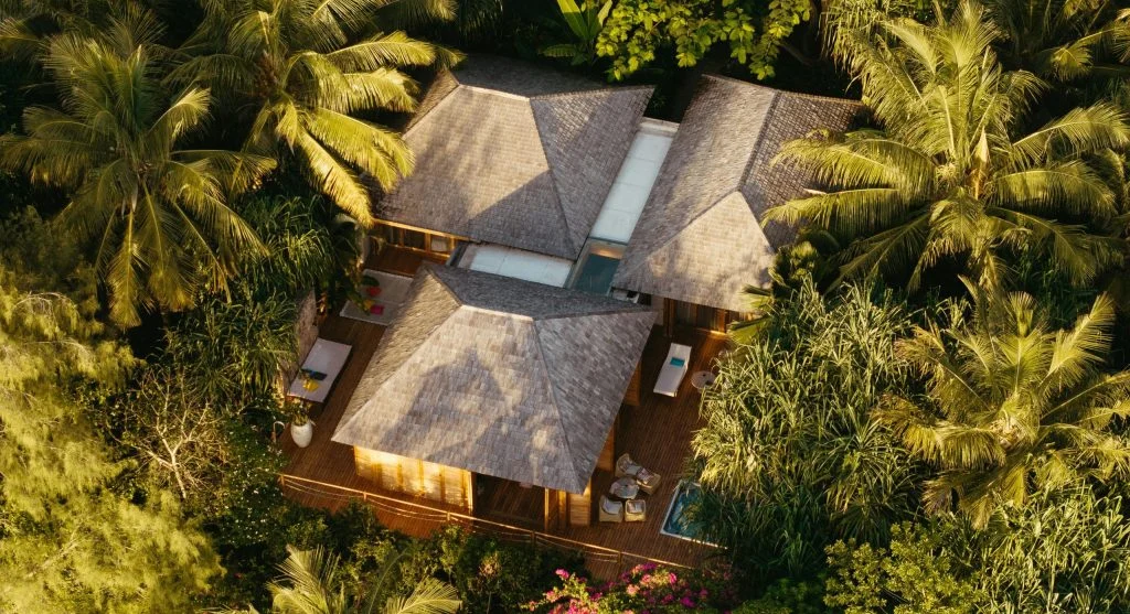 luxury retreat near waterfall